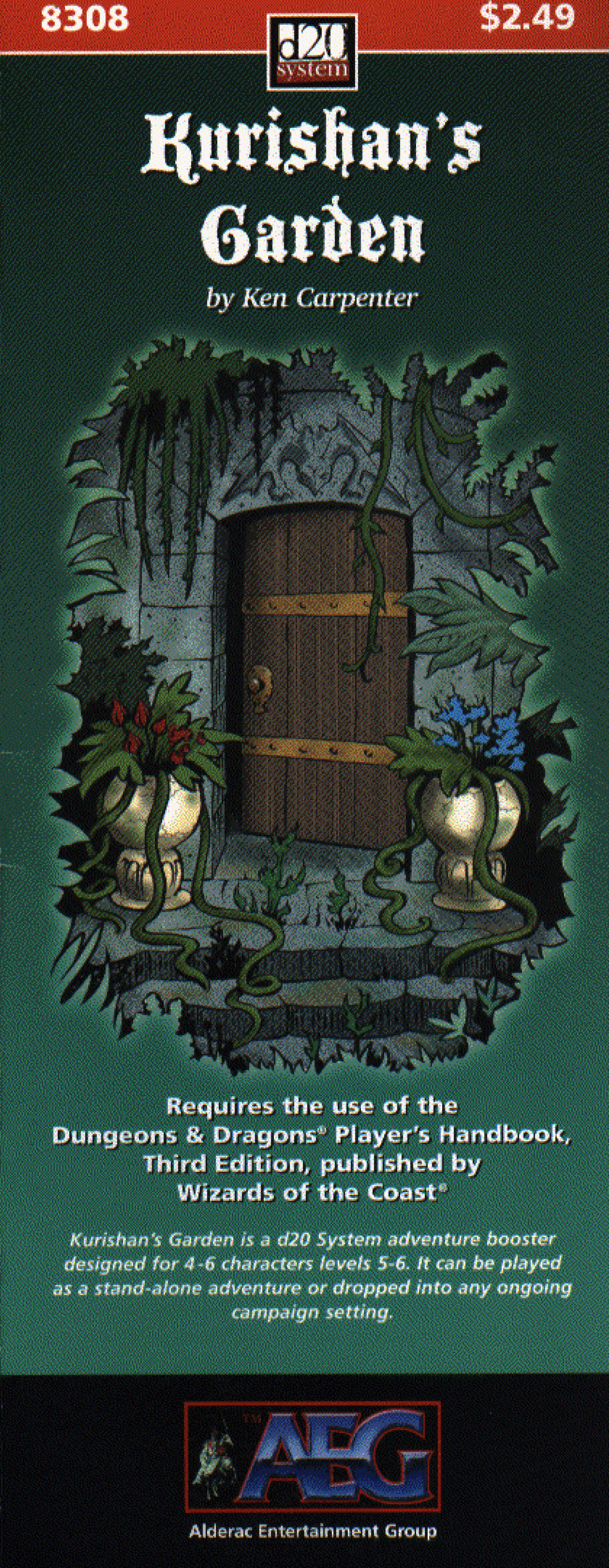 Kurishan's Garden (AEG Adventure Booster)